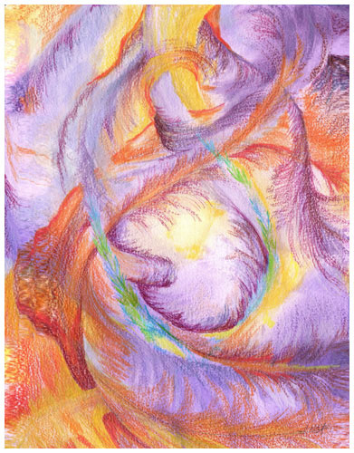 Primeval Sunset by Tracey Farrell