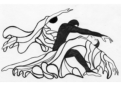 Dancer 31 III by Tracey Farrell