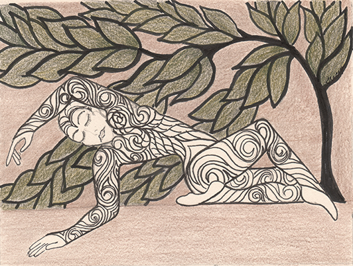 Dancer With Tree by Tracey Farrell