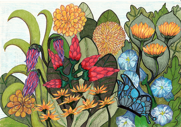 Summer Garden by Tracey Farrell Summer Garden by Tracey Farrell