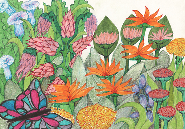 Summer Garden by Tracey Farrell Summer Garden by Tracey Farrell