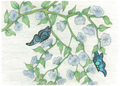 Soft Blue Ease I by Tracey Farrell