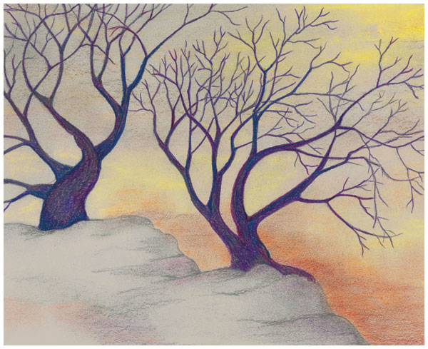 Winter Evening Dance by Tracey Farrell